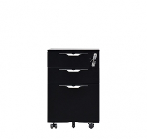 Multi Drawer Mobile Pedestal （Black）