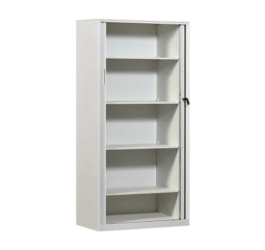 Tambour Door Metal Storage Cabinet