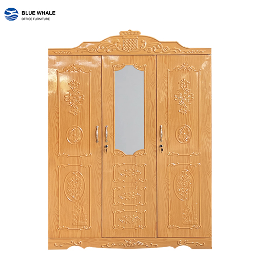 Embossed metal cupboard