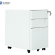 Panel arc design three drawer mobile pedestal