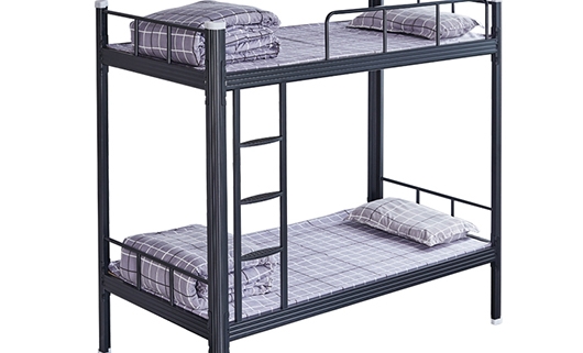 Steel double bed