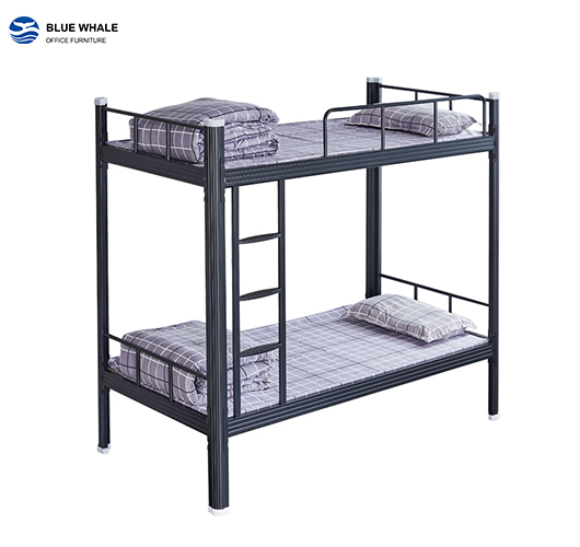 Steel double bed