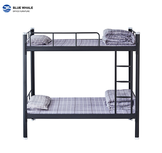 Steel double bed