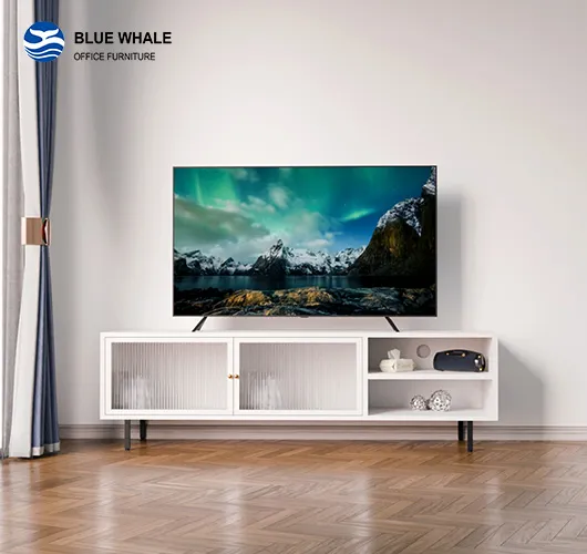 Fluted Glass TV Stand Fluted Glass TV Stand
