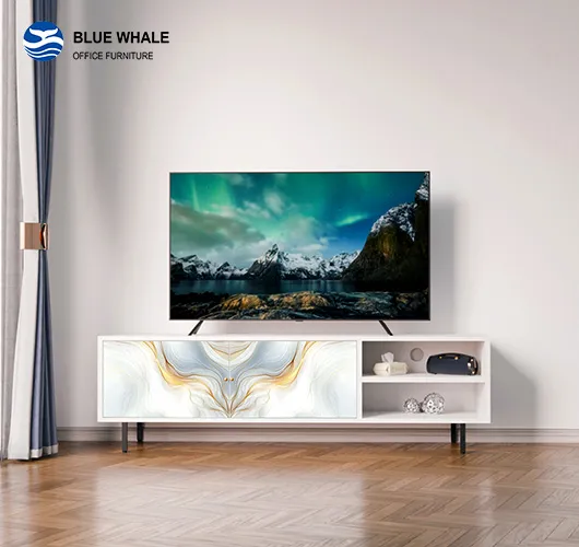 Marble Printed TV Stand Marble Printed TV Stand