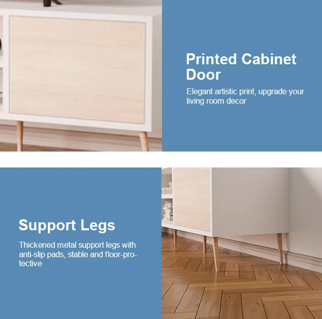 Wood Panel TV Stand