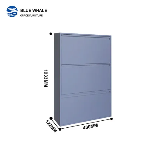Dark Gray 3 Door Shoe Cabinet Dark Gray 3 Door Shoe Cabinet