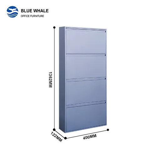 Dark Gray 4 Door Shoe Cabinet Dark Gray 4 Door Shoe Cabinet