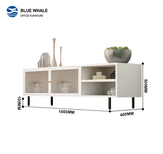 Fluted Glass TV Stand Fluted Glass TV Stand