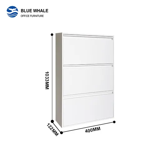 White 3 Door Shoe Cabinet White 3 Door Shoe Cabinet